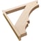Ekena Millwork 6-in W x 48-in D x 48-in H Balboa Slat Rough Cedar Woodgrain TimberThane Outlooker, Primed Tan OUTUR060X48X48BOA24RCPR - alternate 2